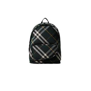버버리 쉴드 체크 나일론 백팩 아이비 8080679