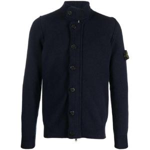 스톤아일랜드 컴퍼스 모티프 니트 가디건 7915547A3