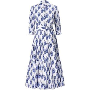 25 FW 캐롤리나헤레라 플로럴 프린트 셔츠 드레스 E2511N506FMP TP437412991