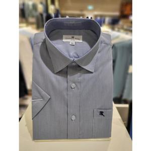 [카운테스마라] 일반핏 혼방 핀스트라이프패턴 스판 반팔셔츠 (CDCY2P5401N0)