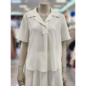 SOUP 여성 반오픈 카라 블라우스 SB5SS3H