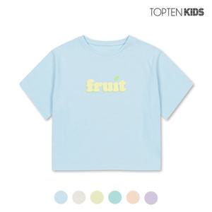 [탑텐키즈][탑텐키즈] 여아 코튼싱글 레터링 반팔티_MKC2TS2901