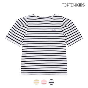 [탑텐키즈][탑텐키즈] 여아 스트라이프 반팔티_MKD2TS2001