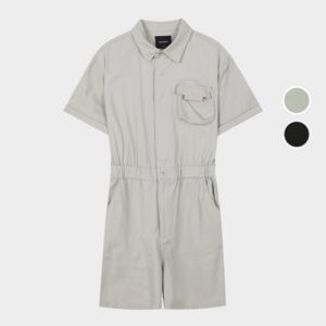 [버커루]여성 코튼 슬럽 하이넥 점프슈트 B242OP500P