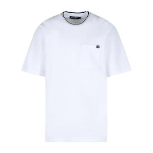 돌체앤가바나 반팔 티셔츠 G8ST3Z HU7UTW0800 White