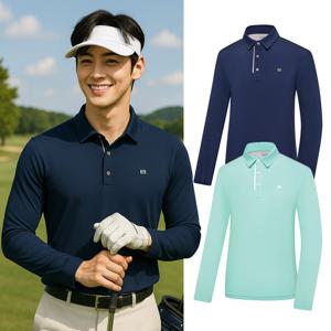 비티알 남성 골프웨어 봄 긴팔 펀칭 카라 티셔츠 BSC410ST9M