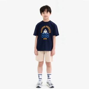 [차일디] 아웃도어프로덕츠키즈 (OD252SST91 DNY) 그래픽 반팔티 셋업 다크네이비