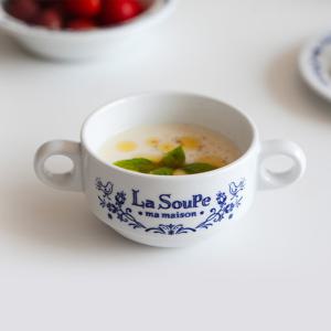 마메종 블루로즈 양손 스프컵 275ml 1p