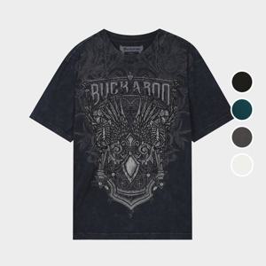 [버커루]남성 WING 라운드넥 반팔 티셔츠 B242TS395P