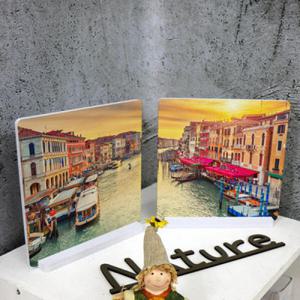 아트박스/꾸밈 tf672-스탠드액자2P_베네치아의풍경2