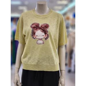 SOUP 여성 일러스트 반팔 티셔츠 SB5SKC2