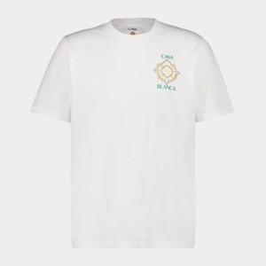 카사블랑카 챔피언십 다이아몬드 티셔츠 JTS00111EX WHITE WHIT