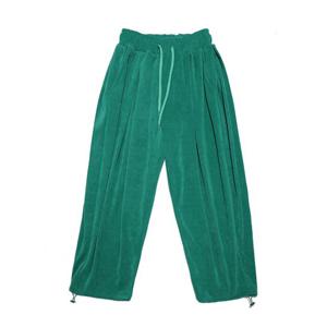 [리빌모아]남녀공용 골지 힙한 통 와플 팬츠 DS2-PTS-Q003-초록