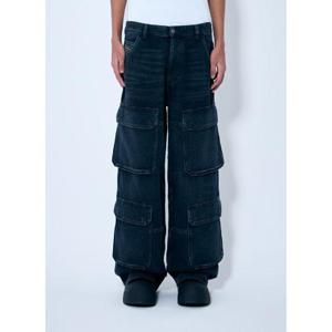 25 FW 디젤 남성 D 터치 카고 팬츠  dsl0159011blu