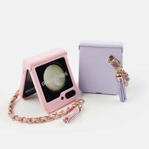 Z플립5 갤럭시 Z플립5/ 글랫 소프트 리체 스트랩 힌지커버 갤럭시Z플립5케이스