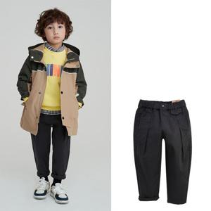 [컬리수]아동 프렌치핀턱 배기 팬츠C221PTG52P