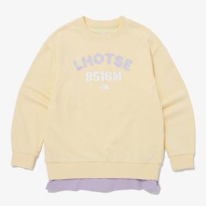 노스페이스키즈맨투맨 BQK NM5MQ04V 키즈 스쿨데이 스웨트셔츠