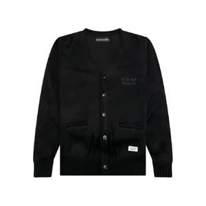 25 FW 와코마리아 로고 자수 가디건 24FWWMKKN26BLK TP440517032