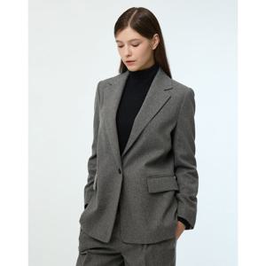 아떼 바네사브루노 24FW 스테디셀러 그레이 포켓배색 울캐시미어혼방 자켓 WVJA4D703G2