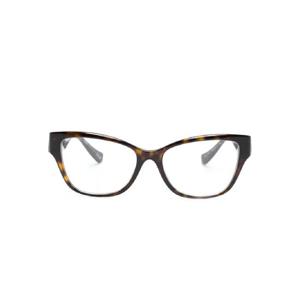 베르사체 로고 장식 캣아이 프레임 안경 VE3347108