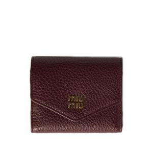미우미우 스몰 로고 장식 레더 지갑 5MH043ADT7