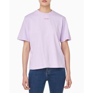 [캘빈클라인 진]여성 오버핏 볼드 로고 반팔 티셔츠(47C853G)