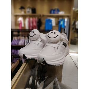 [파리게이츠]521E3SE001-여성 스마일 장식 포인트 논스파이크 골프화 -(25년가을)