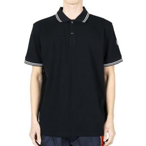 디몬트 몽클레어 남성 스트라이프 트림 PK반팔(네이비) 8A00007 89A16 77X