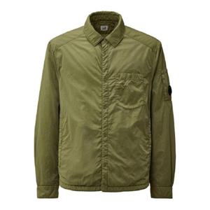 CP컴퍼니 프레스 스터드 패치 포켓 오버셔츠 19CMOS088A005904G612