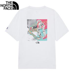 노스페이스 NT7UR70B 남여공용 루즈핏 반팔티 카라비너 라운드 티셔츠