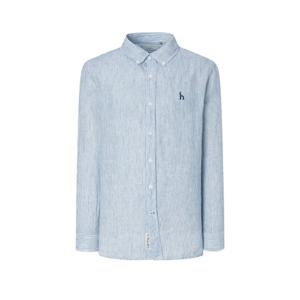 헤지스  25FW  남성 스트라이프 린넨 긴팔캐주얼셔츠 HZSH5C105T2