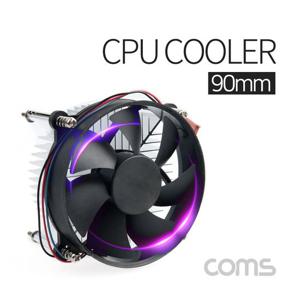 쿨러 CPU 90mm 인텔 소켓용 저소음 저소음쿨러 CPU쿨러 컴퓨터쿨러 pc쿨러
