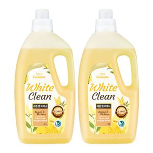 컨센서스 화이트클린 고농축 세탁세제 레몬앤버베나 2L x2개