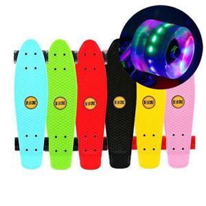 크루져 보드 LED 스케이트 숏보드 페니보드 56cm 크루져보드 스케이트보드 롱보드 카버보드 크루저보드 스케이드보드 크루즈보드