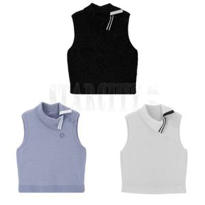 볼빅 여성 골프 여밈 단작 메탈사 오버핏 베스트 VLKVP801