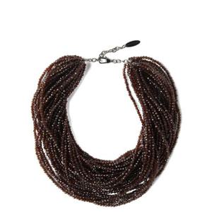 브루넬로 쿠치넬리 다면체 비즈 초커 MCOW9LV39 CMORO TP948598400