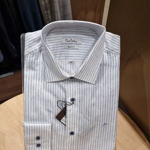 [피에르가르뎅]MARIOPJDS3807부클사슬림핏  긴팔셔츠