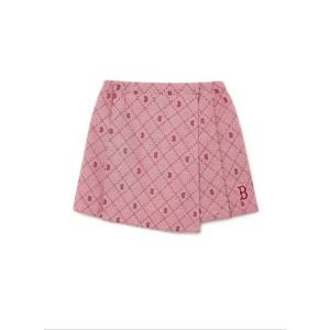 MLB키즈반바지 NQK 7FSKMD234-43PCD Dia Monogram 자가드 랩스커트바지