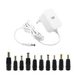 HDTOP DC 12V 2A CCTV 어댑터 화이트 1.5M 10종 젠더 HT-AD161