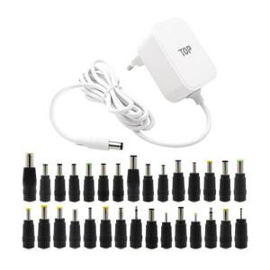 HDTOP DC 12V 2A CCTV 어댑터 화이트 1.5M 30종 젠더 HT-AD165