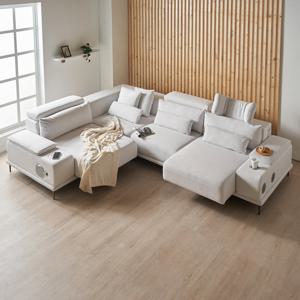 알토 모션소파 리클라이너 5인용 코너형 패브릭 고급형 (콘솔박스 일반형 제외)[무료배송혜택]