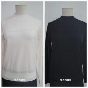 올리비아하슬러 DP01 데콜테장식 반목 풀오버 OHESSW201