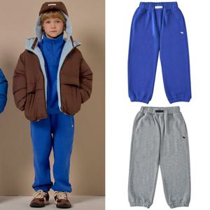 [블루독8-키즈] 택1 블루 사카리바팬츠 기모 면니트 트레이닝 겨울바지 두돌선물 초등학생 25C7541501