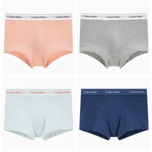 [캘빈클라인 언더웨어]남성 아이콘 코튼 모달 4매세트 드로즈 NB4391-VRU-2WB