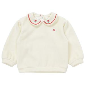 [블루독베이비] 25FW(크림)벨로아 플라워 스웨트셔츠 HH (45C1433406)