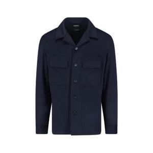 제냐 오아시 버튼 스트레이트 헴 셔츠 RE8V46SOT6B 923G TP949142488