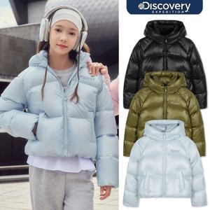 [디스커버리키즈] DKDJ64056 여아 엘리아 글로시 다운 숏패딩
