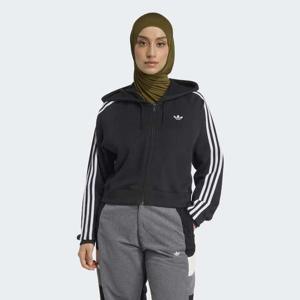 [아디다스] 아디컬러 3 스트라이프 숏 지퍼 후디 JX5280