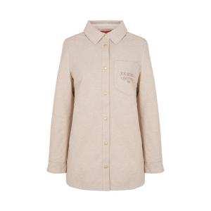 크로커다일레이디 페미닌 플리츠 블라우스_CLCWBL205