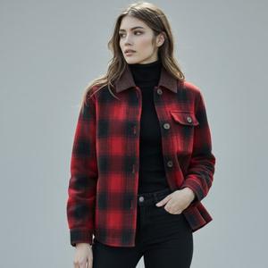 [엘루아] 여성 캐시미어 블렌디드 패딩 체크 코트 4종 택1